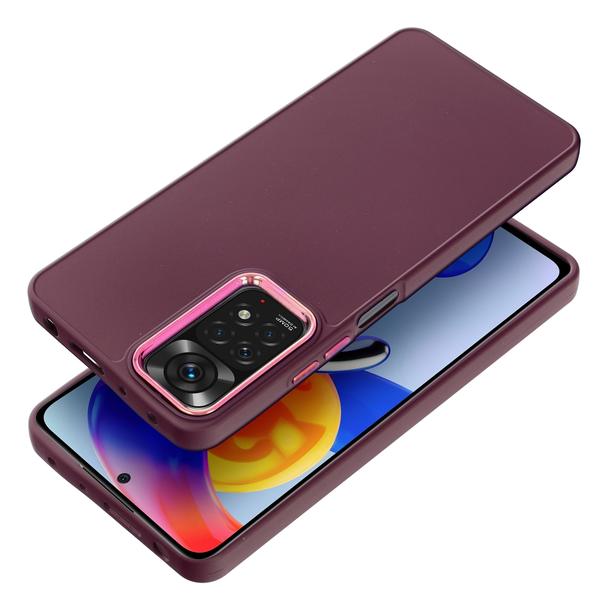 Futerał do Xiaomi Redmi Note 11 / 11S Frame fioletowy