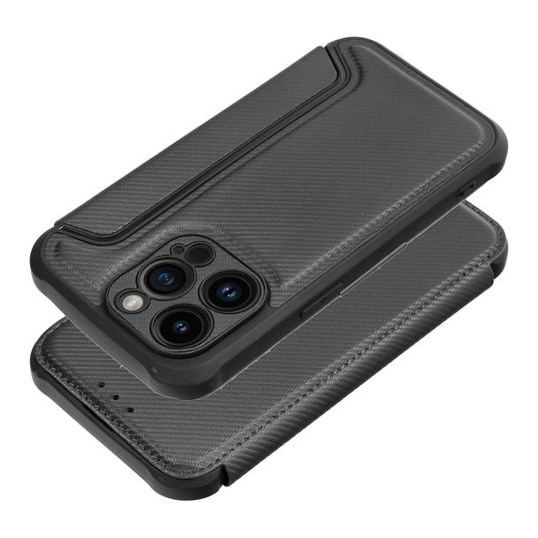 Etui z klapką na iPhone 14 PRO Razor Book czarne