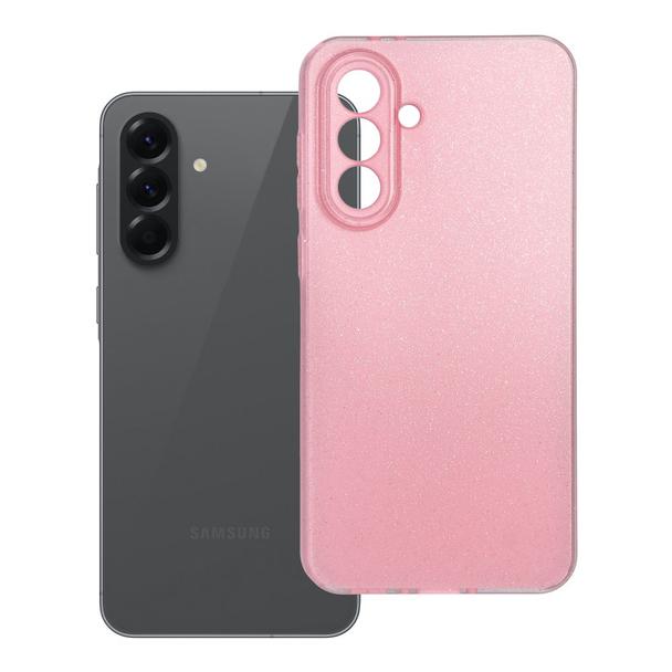 Futerał do Samsung A56 5G Clear Case 2 mm Blink różowy