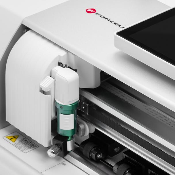 Inteligentny ploter 3 generacji do folii Forcell na ekrany LCD do 16" + aplikator biały