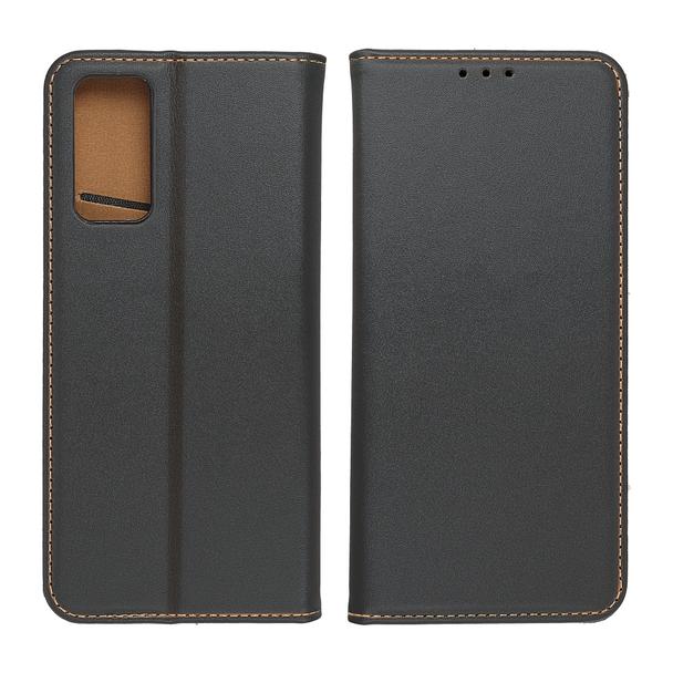 Etui z klapką na Samsung A13 5G / A04S Smart Pro Book skórzane czarne