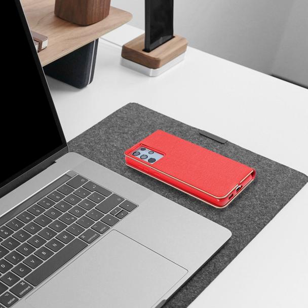 Etui z klapką na Samsung S26 FE Luna Book Gold czerwone