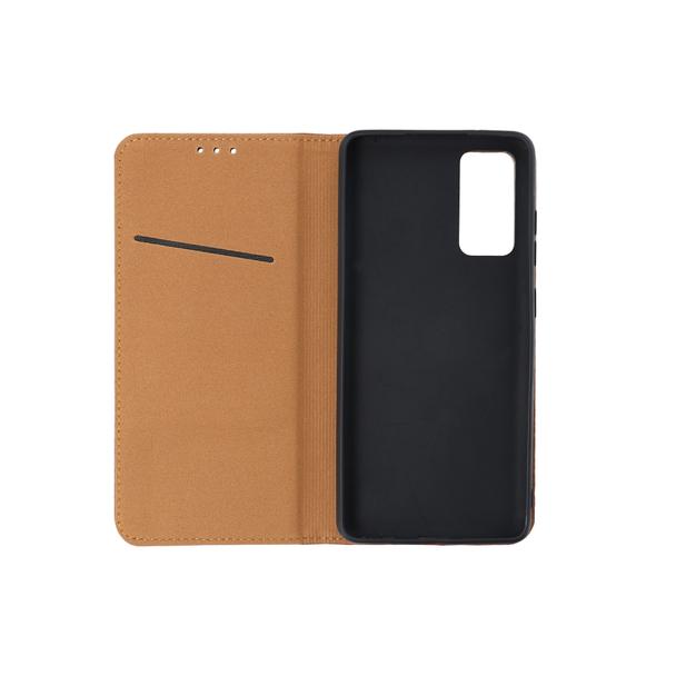 Etui z klapką na Samsung A17 Smart Pro Book skórzane czarne
