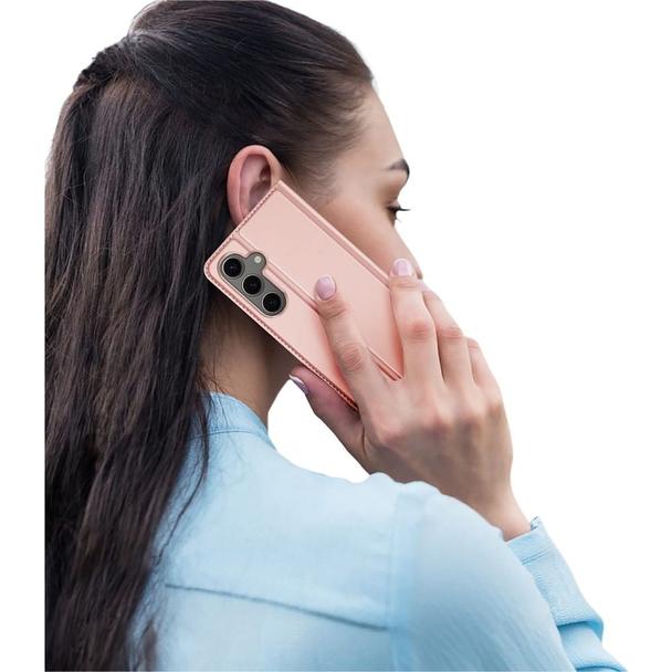 DUX DUCIS kabura SKIN PRO do SAMSUNG S25 różowa