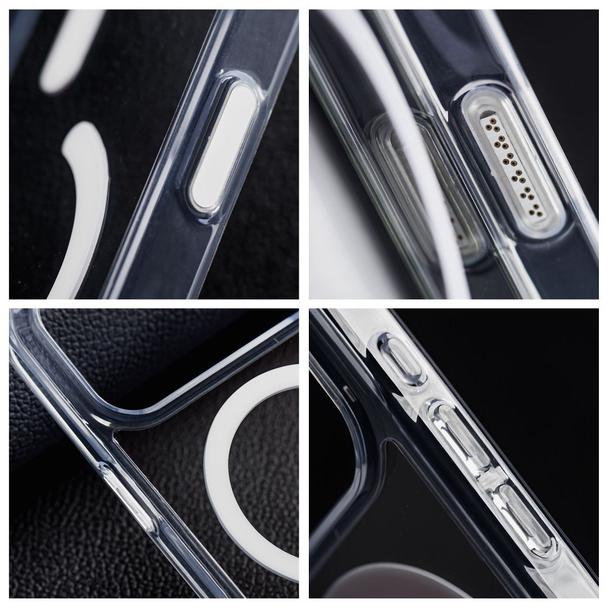 Etui na iPhone 15 PRO Forcell F-Protect Clear Hybrid Premium zgodne z MagSafe transparentne 0INT