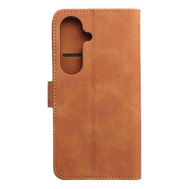 Etui z klapką na Samsung S26 Tender Book brązowe