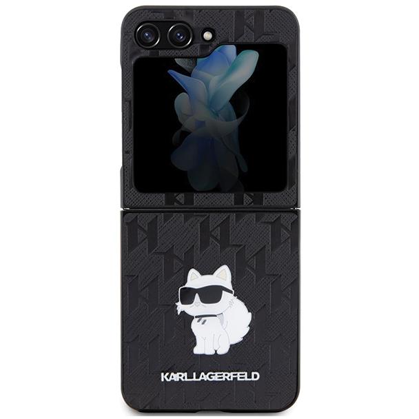 KARL LAGERFELD futerał do SAMSUNG Z FLIP 5 KLHCZF5SAPCHNPK (Saffiano Mono Choupette PIN) czarny
