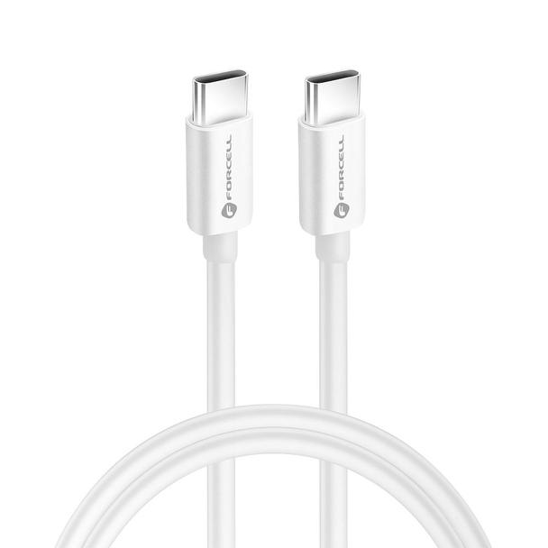 Kabel USB-C do USB-C Forcell F-Energy QC4.0 PD 3A 60W 3 m C338 biały