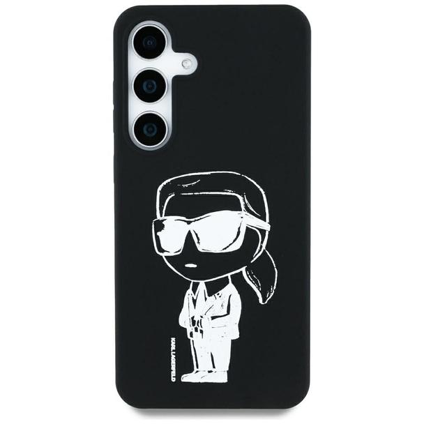 KARL LAGERFELD futerał do SAMSUNG S25 KLHMS25SPNYKGRTK (Magnetic Silicone Graffiti Ikonik) czarny