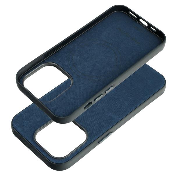 Futerał do iPhone 14 PRO Woven Mag Cover zgodny z MagSafe niebieski