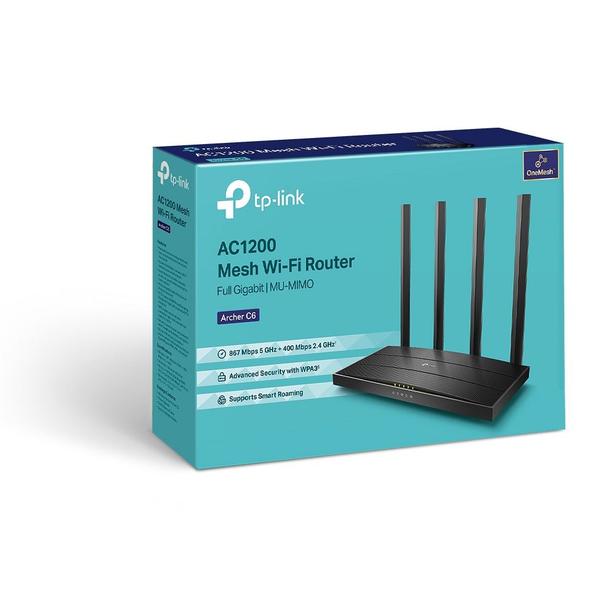 TP-LINK router Wi-Fi dwupasmowy 2,4GHz 300Mbps, 5GHz 867 Mbps TL-ARCHER C6