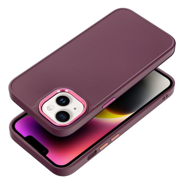 Futerał do iPhone 14 Frame fioletowy
