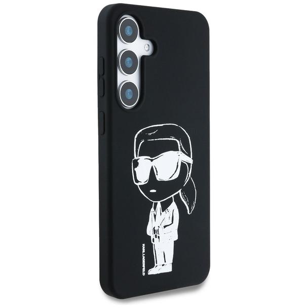 KARL LAGERFELD futerał do SAMSUNG S25 KLHMS25SPNYKGRTK (Magnetic Silicone Graffiti Ikonik) czarny