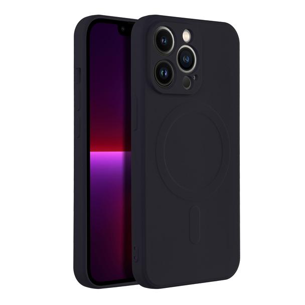 Futerał do iPhone 13 PRO Silicone Mag Cover zgodny z MagSafe czarny