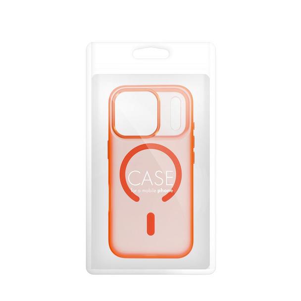 Etui na iPhone 18 Pro / 17 Pro Flexline Mag Cover zgodne z MagSafe pomarańczowe