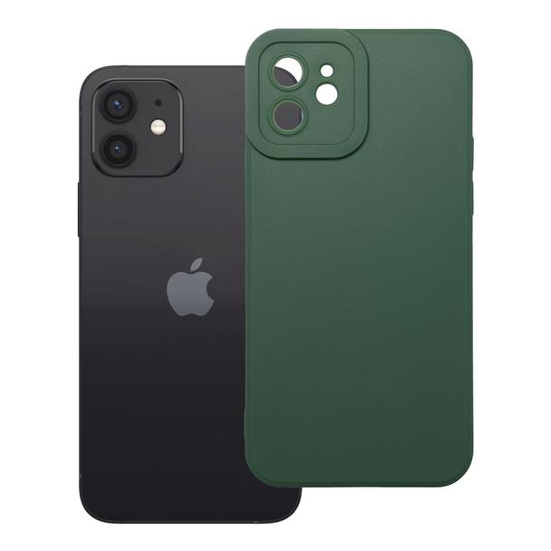 Etui na iPhone 12 Matt 2.0 ciemnozielone