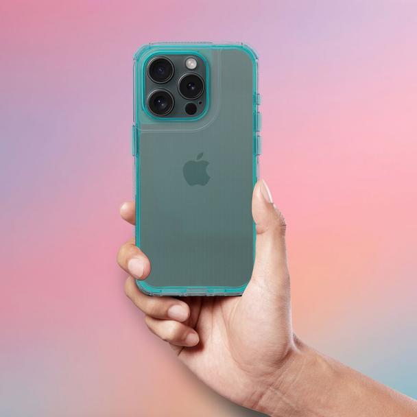Futerał do iPhone 17 PRO Matrix Clear miętowy