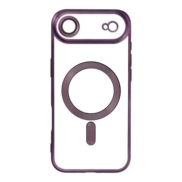Futerał do iPhone 17 AIR Electro Mag Cover zgodny z MagSafe fioletowy