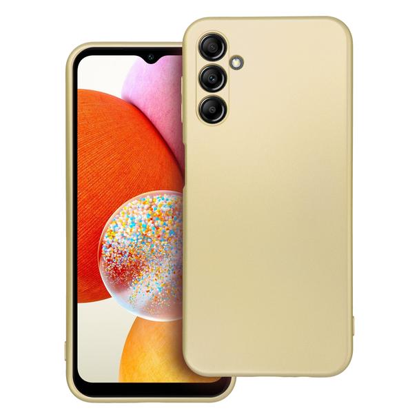 Futerał do Samsung A14 5G / A14 4G Metallic złoty