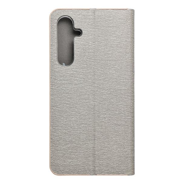 Etui z klapką na Samsung A55 5G Luna Book Gold srebrne