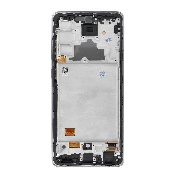 REWA wyświetlacz LCD do SAMSUNG A72 4G OLED czarny z ramka