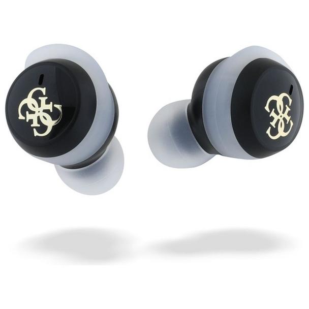 GUESS słuchawki bezprzewodowe bluetooth TWS GUTWSJ144ESK (Mini Iridescent 4G Printed Logo) czarne