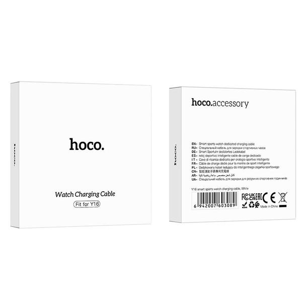Kabel do ładowania smartwatcha Hoco 0,84 m Y16 biały