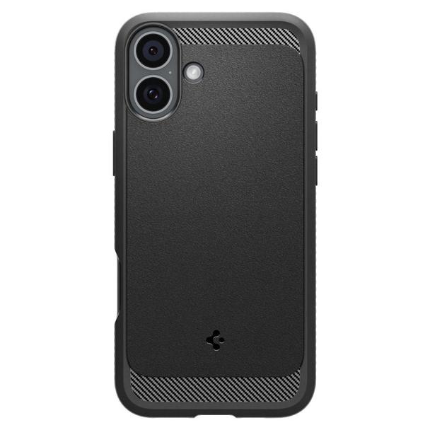 SPIGEN futerał RUGGED ARMOR MAG kompatybilny z MagSafe do IPHONE 16 matte black