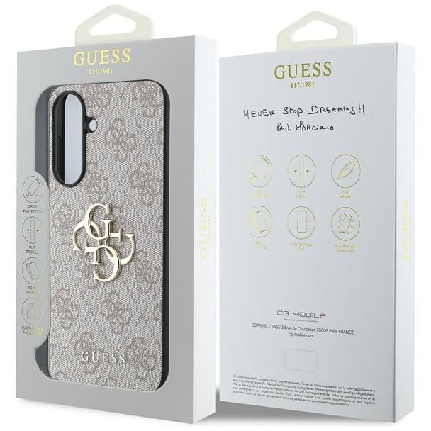 GUESS futerał do SAMSUNG A56 GUHCSA564GMGPI (4G PU Big Logo) różowy