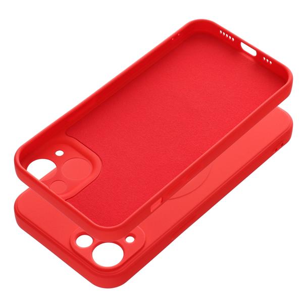 Futerał do iPhone 13 Silicone Mag Cover zgodny z MagSafe czerwony