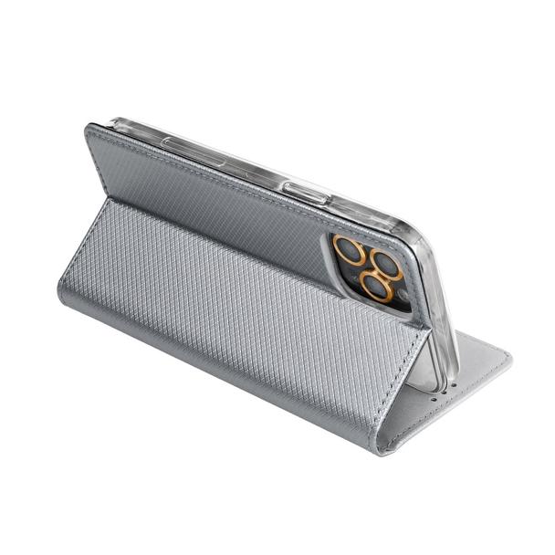 Etui z klapką na Samsung J3 2017 Smart Case Book stalowe