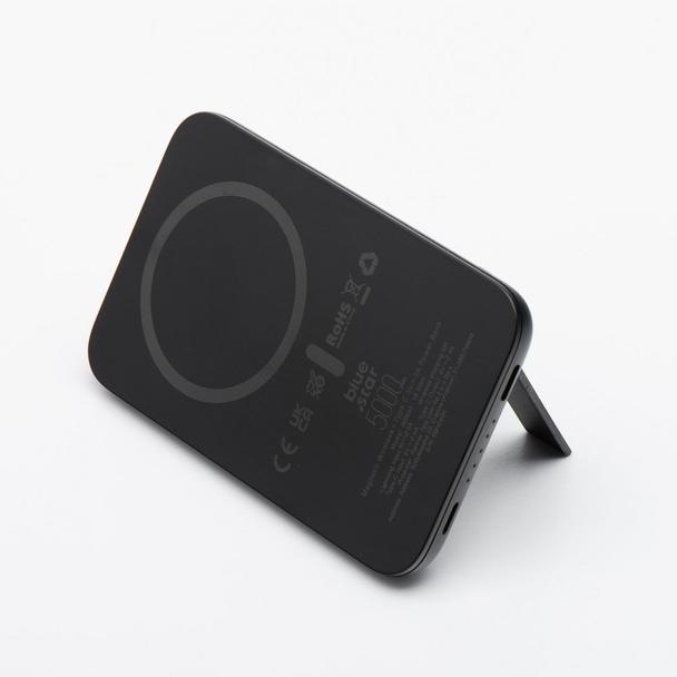 Powerbank zgodny z MagSafe Blue Star W0553 2A 5W 5000 mAh czarny