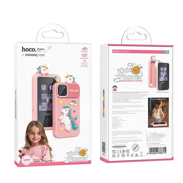 Telefon dla dzieci 2,8" Hoco Y103 różowy