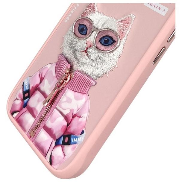 NIMMY futerał COOL&CUTE 2.0 Cat do IPHONE 16 różowy
