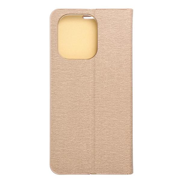 Etui z klapką na Xiaomi Redmi NOTE 13 4G Luna Book Gold złote
