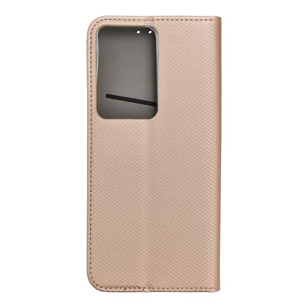 Etui z klapką na Oppo A5 4G / A5 5G Smart Case Book złote