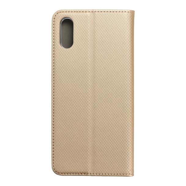 Etui z klapką na Xiaomi Redmi 9A Smart Case Book złote