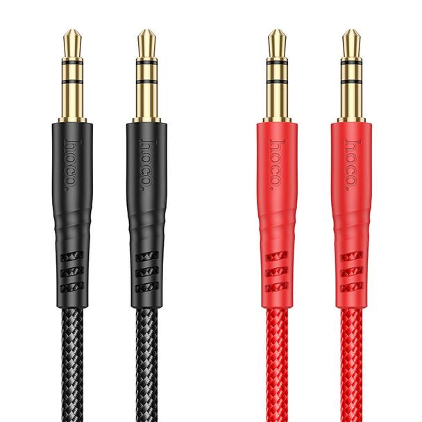 Kabel AUX Jack 3,5 mm do Jack 3,5 mm Hoco 1 m UPA24 czerwony