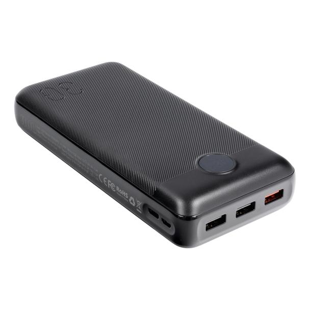 Powerbank Veger L30 (W3008PD) PD QC3.0 3A 20W 30000 mAh czarny 0INT