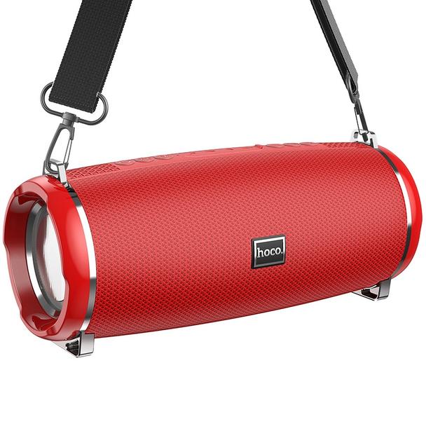 Głośnik bluetooth LED 2 x 5W 6h Hoco HC2 czerwony