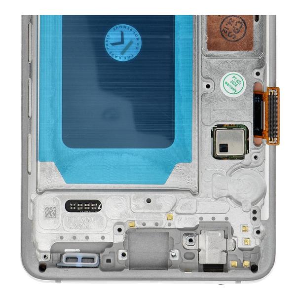 FixCell wyświetlacz LCD do SAMSUNG S10 G973 z ramką biały (odnowiony)
