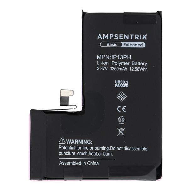 AmpSentrix Basic bateria do iPhone 13 Pro (zwiększona pojemność 3250 mAh)