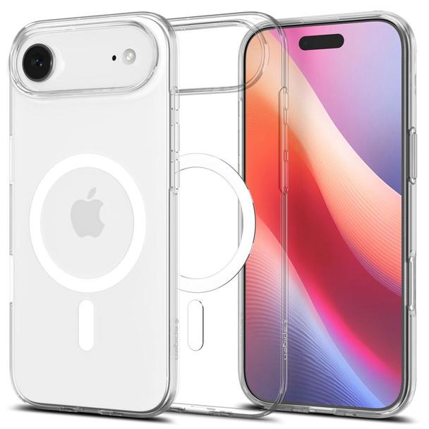 SPIGEN futerał LIQUID CRYSTAL MAG MAGSAFE IPHONE 17 AIR CLEAR/WHITE