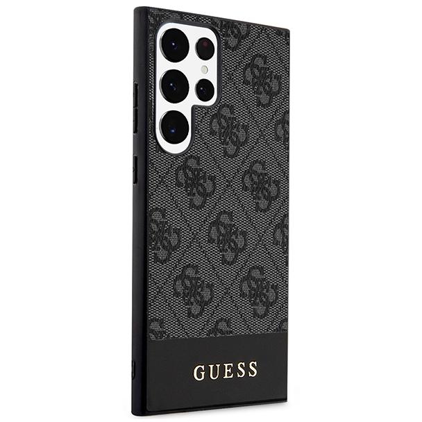 GUESS futerał do SAMSUNG S24 Ultra GUHCS24LG4GLGR (4G Bottom Stripe) czarny