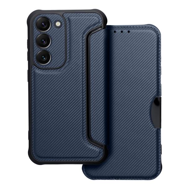 Etui z klapką na Samsung S23 Razor Book niebieskie