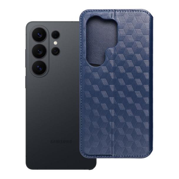 Etui z klapką na Motorola G57 POWER Cubic Book niebieskie