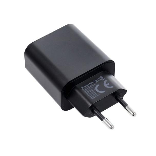 Ładowarka sieciowa do telefonu Blue Star USB C QC3.0 PD 3A 20W + kabel USB C do USB C TFB-TC-20WPD czarna