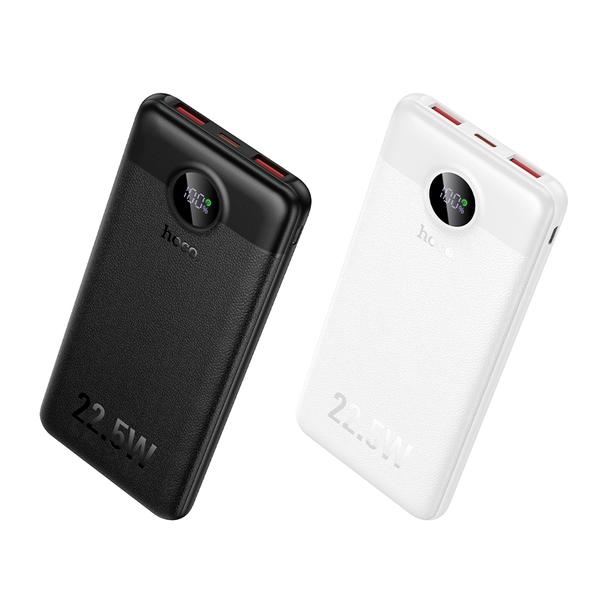 Powerbank Hoco 10000 mAh QC 22,5W+PD 20W LED J172 biały