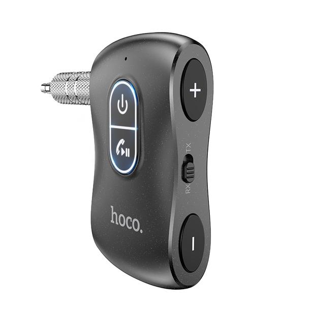 Transmiter samochodowy bluetooth Hoco Jack 3,5 mm E73 PRO czarny