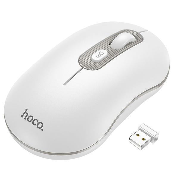 Myszka bezprzewodowa Hoco 2,4G 1600 dpi GM21 biała